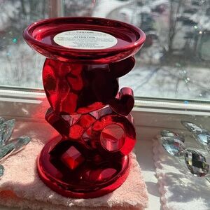 Bath & Body Works Shiny Red XO Candle Holder